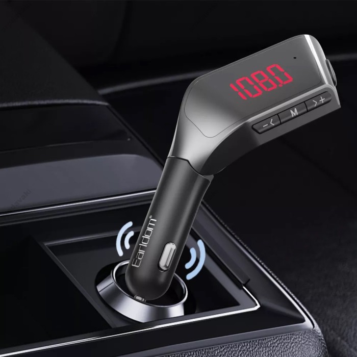FM-трансмітер Earldom ET-M111 з Bluetooth 4.1 Black