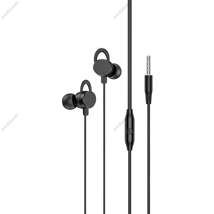 Дротові навушники HOCO M103 Rhyme universal earphones with microphone 3.5mm Black