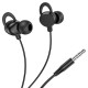 Дротові навушники HOCO M103 Rhyme universal earphones with microphone 3.5mm Black