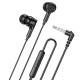 Дротові навушники HOCO M102 Ingenious universal earphones with microphone 3.5mm Black