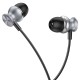 Дротові навушники HOCO M106 Fountain metal universal earphones with microphone 3.5mm Grey