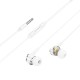 Дротові навушники Borofone BM90 Miller universal earphones with microphone 3.5mm White
