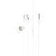 Дротові навушники Borofone BM90 Miller universal earphones with microphone 3.5mm White