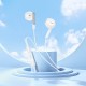 Дротові навушники HOCO M123 Glory universal earphones with microphone 3.5mm White