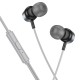 Дротові навушники HOCO M122 Power metal universal earphones with microphone 3.5mm Metal-grey