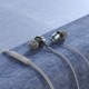 Дротові навушники HOCO M122 Power metal universal earphones with microphone 3.5mm Metal-grey
