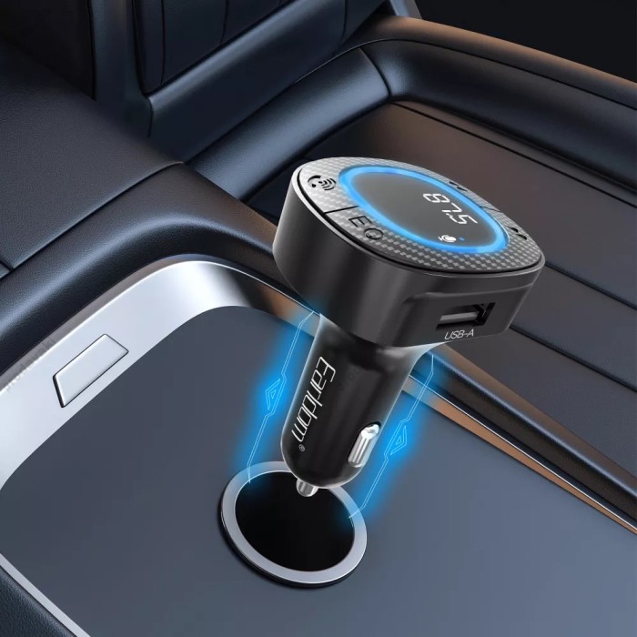 FM-трансмітер Earldom ET-M106 Black з Bluetooth 5.3