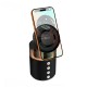 Беспровідний зарядний пристрій HOCO DWQ05 Sunset BT Speaker with 3in1 wireless charger 15W Black