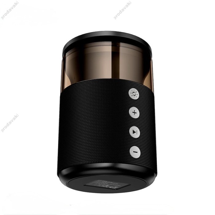 Беспровідний зарядний пристрій HOCO DWQ05 Sunset BT Speaker with 3in1 wireless charger 15W Black