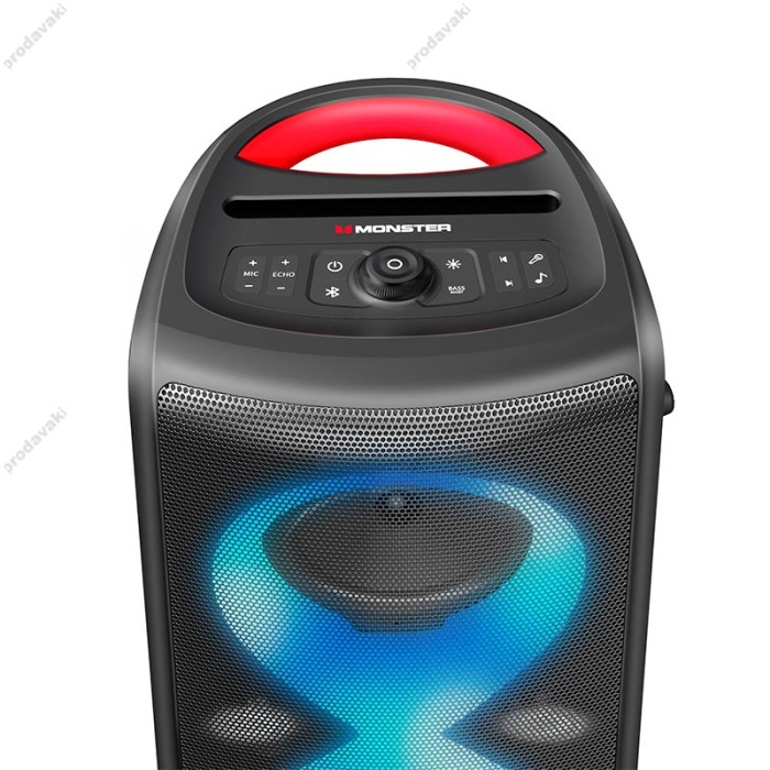 Портативна колонка Bluetooth MONSTER M177 Cycle Plus (MS22120) 2-ма мікрофонами 120W Black