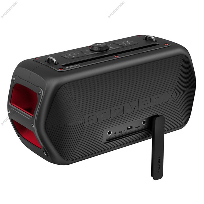 Портативна колонка Bluetooth MONSTER M176 Musicbox Go (MS22132) IPX5 2-ма мікрофонами 80W Black