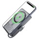 Повербанк портативний акумулятор Power bank Acefast M18 magnetic with cable магнітний 22.5W 10000 mAh Black