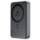 Повербанк портативний акумулятор Power bank Acefast M11 Qi2 MagSafe магнітний 30W 10000 mAh Black