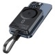 Повербанк портативний акумулятор Power bank Acefast M11 Qi2 MagSafe магнітний 30W 10000 mAh Black