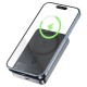 Повербанк портативний акумулятор Power bank Acefast M11 Qi2 MagSafe магнітний 30W 10000 mAh Black