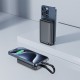 Повербанк портативний акумулятор Power bank Acefast M11 Qi2 MagSafe магнітний 30W 10000 mAh Black