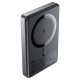 Повербанк портативний акумулятор Power bank Acefast M12 ultra-thin MagSafe магнітний 20W 10000 mAh Black