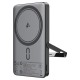 Повербанк портативний акумулятор Power bank Acefast M16 ultra-thin MagSafe магнітний 18W 5000 mAh Black