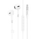 Дротові навушники HOCO M109 Pure joy wire control earphones with microphone 3.5mm White