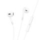 Дротові навушники HOCO M109 Pure joy wire control earphones with microphone 3.5mm White