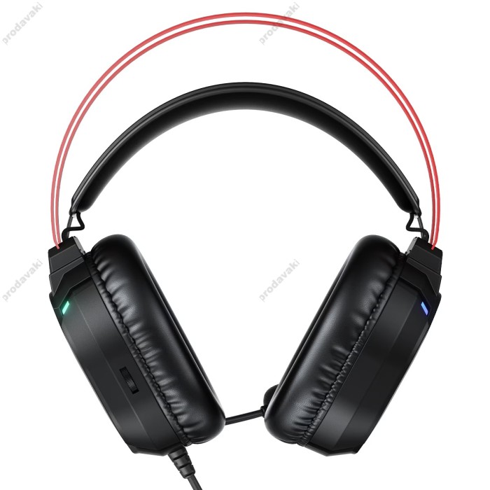 Дротові навушники ACEFAST H16 gaming wired headset IPX4 USB, 3.5mm Black