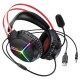 Дротові навушники ACEFAST H16 gaming wired headset IPX4 USB, 3.5mm Black