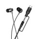 Дротові навушники HOCO M119A Mia universal earphones with microphone Type-C 3.5mm Black