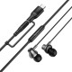 Дротові навушники HOCO M119A Mia universal earphones with microphone Type-C 3.5mm Black