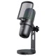 Мікрофон провідний настільний Onikuma M730 microphone RGB Type-C 2m Black