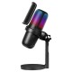 Мікрофон провідний настільний Onikuma M730 microphone RGB Type-C 2m Black