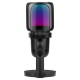 Мікрофон провідний настільний Onikuma M730 microphone RGB Type-C 2m Black