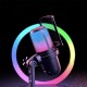 Мікрофон провідний настільний Onikuma M730 microphone RGB Type-C 2m Black