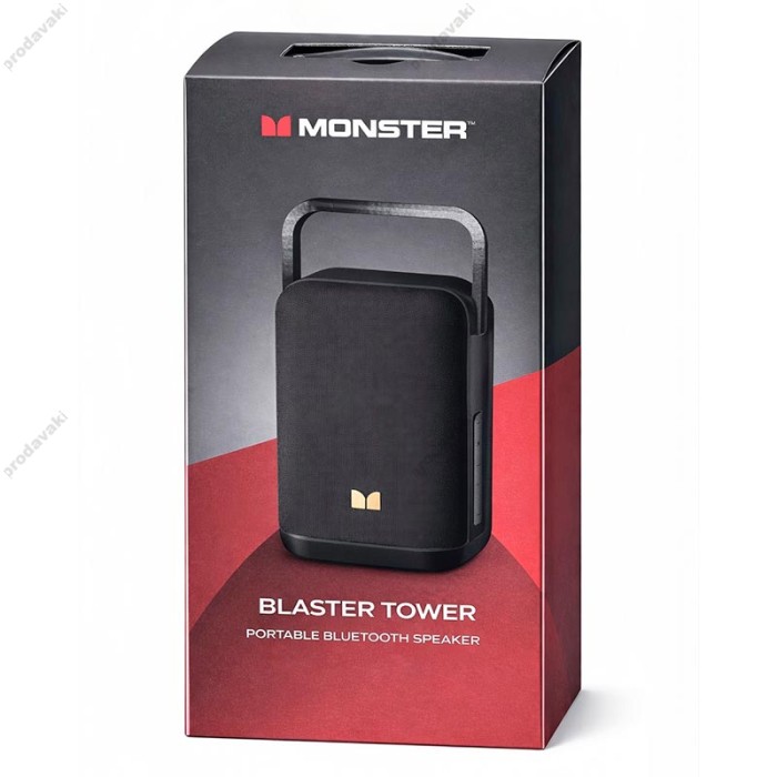 Портативна колонка Bluetooth MONSTER M220 Blaster Tower (MS62133) BT5.4 50/100W Black