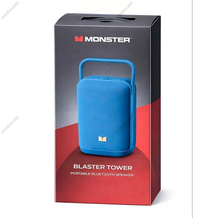 Портативна колонка Bluetooth MONSTER M220 Blaster Tower (MS62133) BT5.4 50/100W Blue