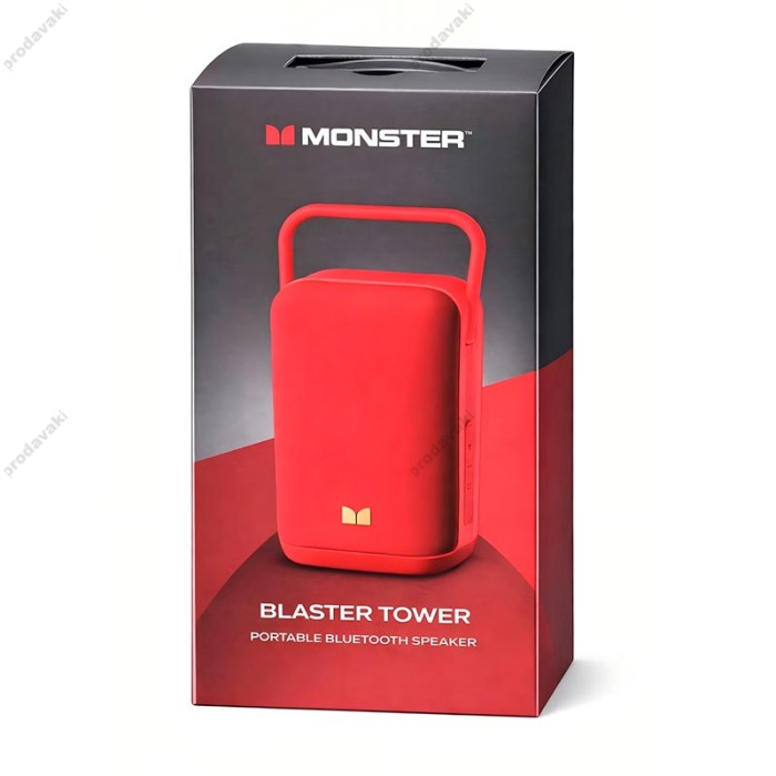 Портативна колонка Bluetooth MONSTER M220 Blaster Tower (MS62133) BT5.4 50/100W Red