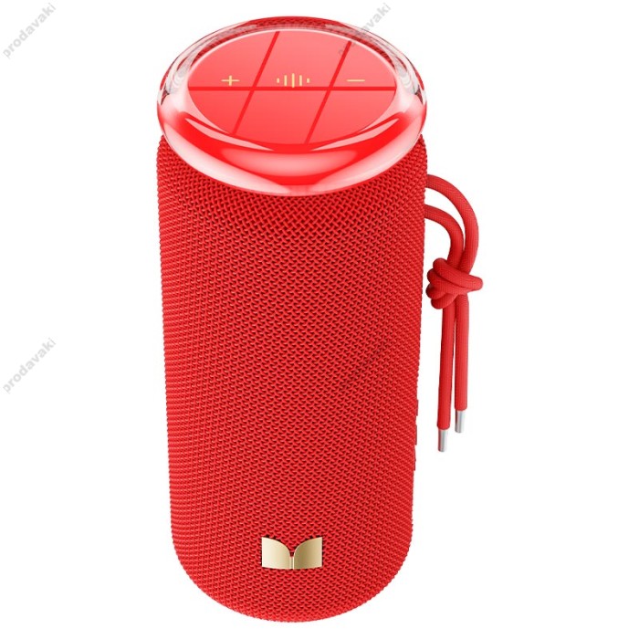 Портативна колонка Bluetooth MONSTER M210 Blaster Glow (MS62132) IPX5 BT5.4 20/40W Red