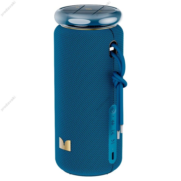 Портативна колонка Bluetooth MONSTER M210 Blaster Glow (MS62132) IPX5 BT5.4 20/40W Blue