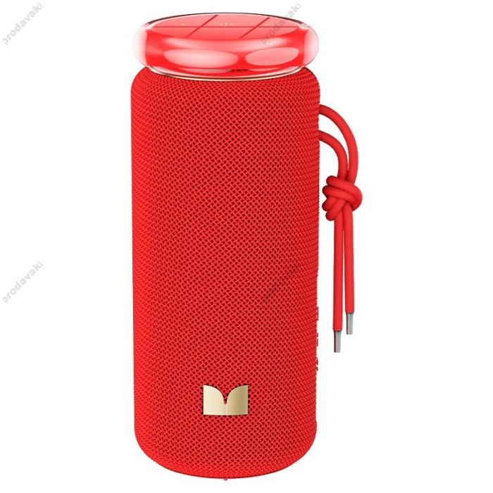 Портативна колонка Bluetooth MONSTER M210 Blaster Glow (MS62132) IPX5 BT5.4 20/40W Red