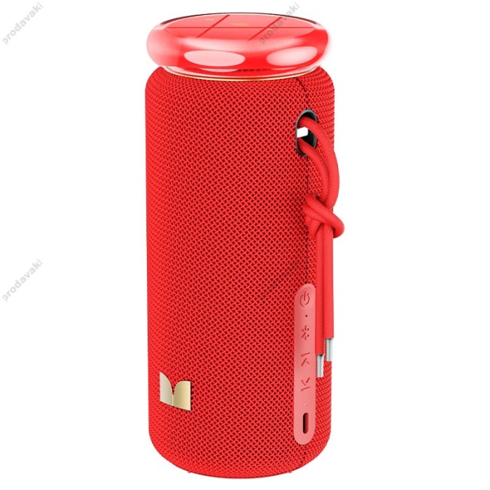 Портативна колонка Bluetooth MONSTER M210 Blaster Glow (MS62132) IPX5 BT5.4 20/40W Red