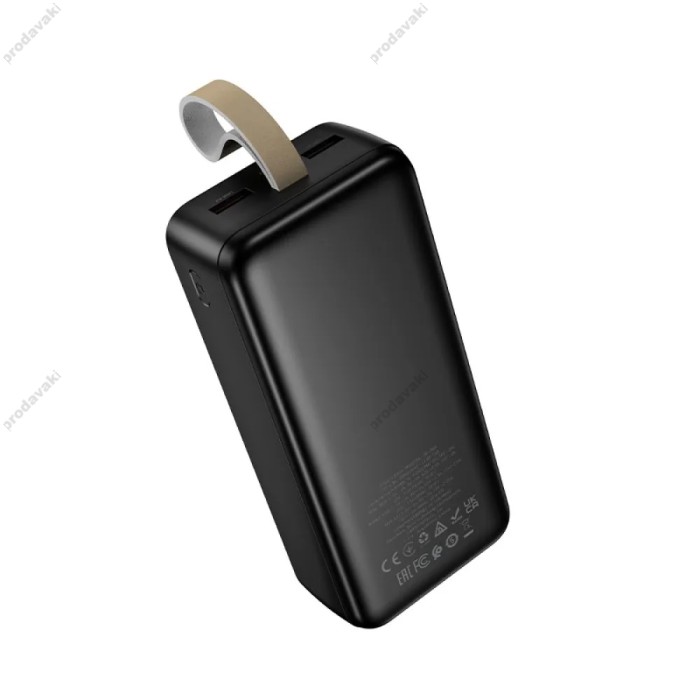 Повербанк портативний акумулятор Power bank Hoco DB130A Tridentis fully compatible PD30W 30000 mAh Black