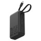 Повербанк портативний акумулятор Power bank ACEFAST M21 with cable 65W 20000 mAh Black