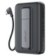 Повербанк портативний акумулятор Power bank Acefast M24 fast charging MagSafe магнітний 22.5W 10000 mAh Grey