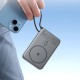 Повербанк портативний акумулятор Power bank Acefast M24 fast charging MagSafe магнітний 22.5W 10000 mAh Grey