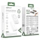 Повербанк портативний акумулятор Power bank Acefast M25 fast wireless charging MagSafe магнітний 20W 5000 mAh White