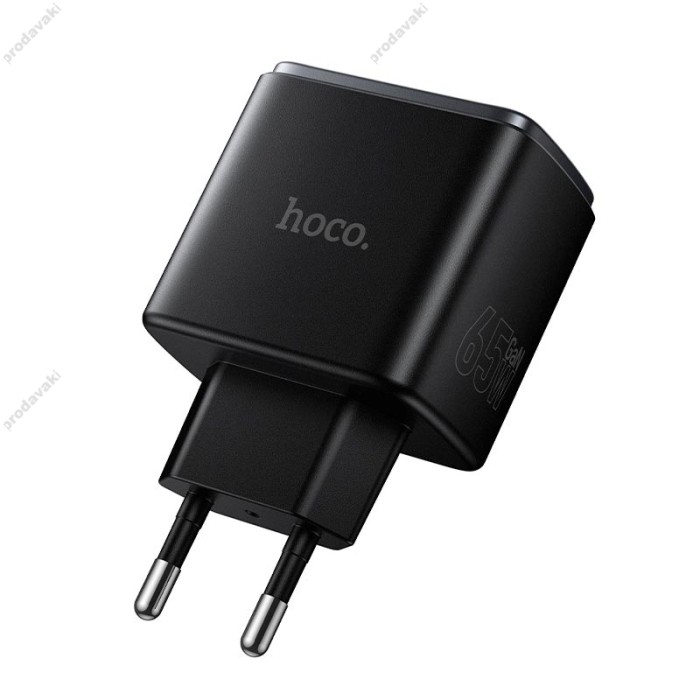 Мережевий зарядний пристрій HOCO C159A Upgrade single-port charger 65W Black