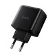 Мережевий зарядний пристрій HOCO C159A Upgrade single-port charger 65W Black