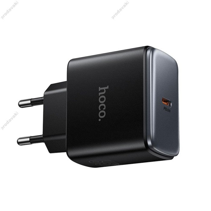 Мережевий зарядний пристрій HOCO C159A Upgrade single-port charger 65W Black