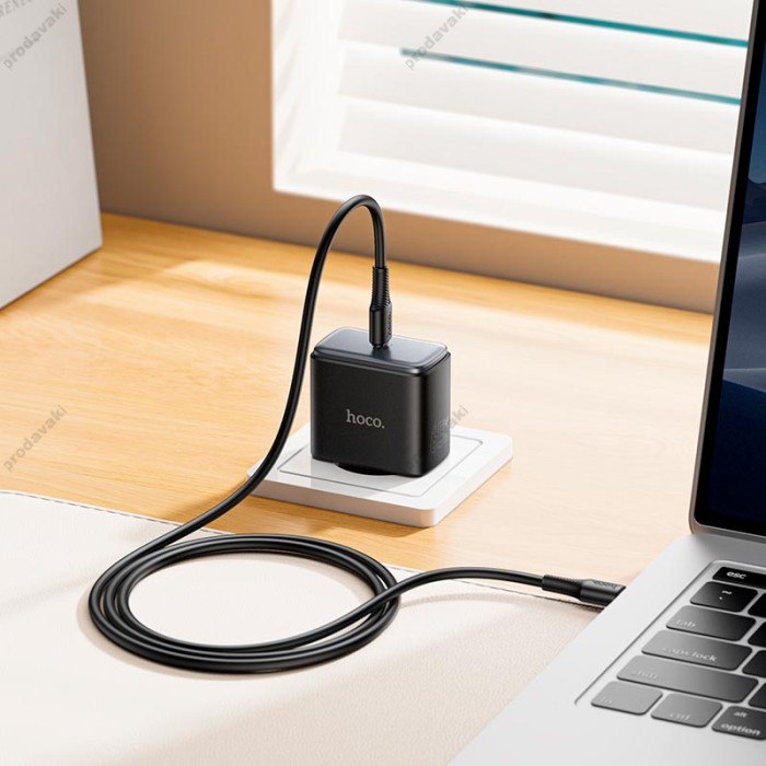 Мережевий зарядний пристрій HOCO C159A Upgrade single-port charger 65W Black