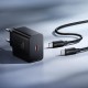 Мережевий зарядний пристрій HOCO N77 Star single port Type-c Cable 45W Black
