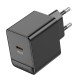 Мережевий зарядний пристрій Borofone BAS13A Erudite single port charger 20W Black